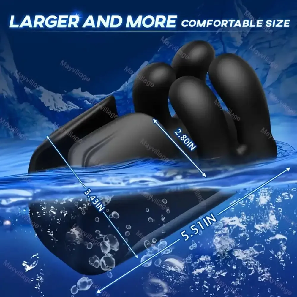 10 Finger Massaging Tapping Vibrating Stroker Automatic Masturbator