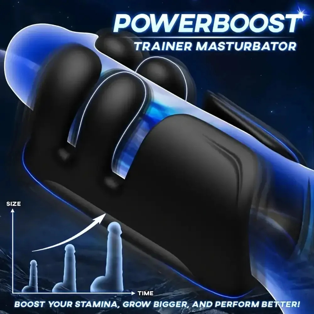 10 Finger Massaging Tapping Vibrating Stroker Automatic Masturbator
