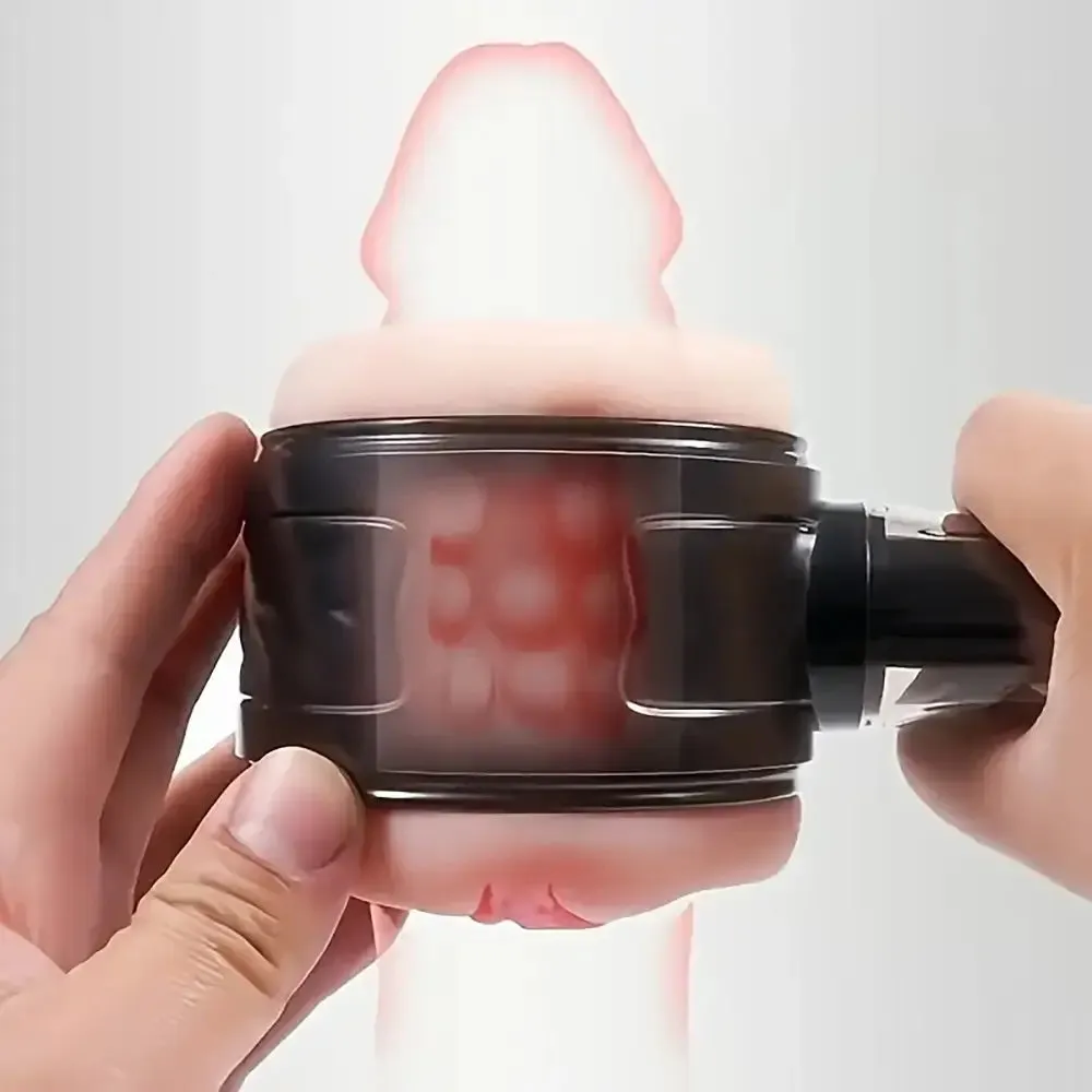 10 Vibration Anal and Vaginal 2 in 1 Handheld Automatic Masturbator