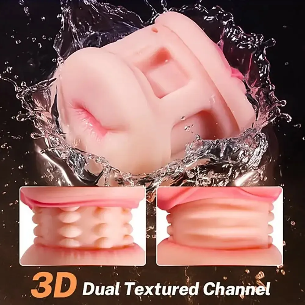 10 Vibration Anal and Vaginal 2 in 1 Handheld Automatic Masturbator