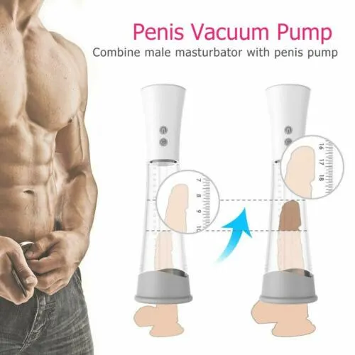 2IN1 Automatic Sucking Clamping Vagina Masturbation Penis Pump