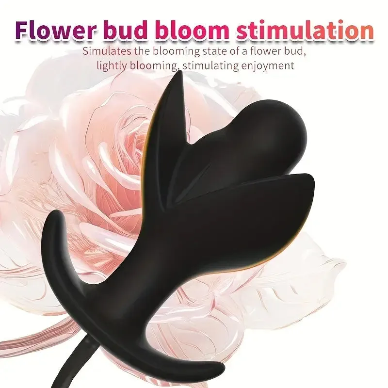 Adjustable Silicone Inflatable Anal Plug Waterproof Flexible For Adults