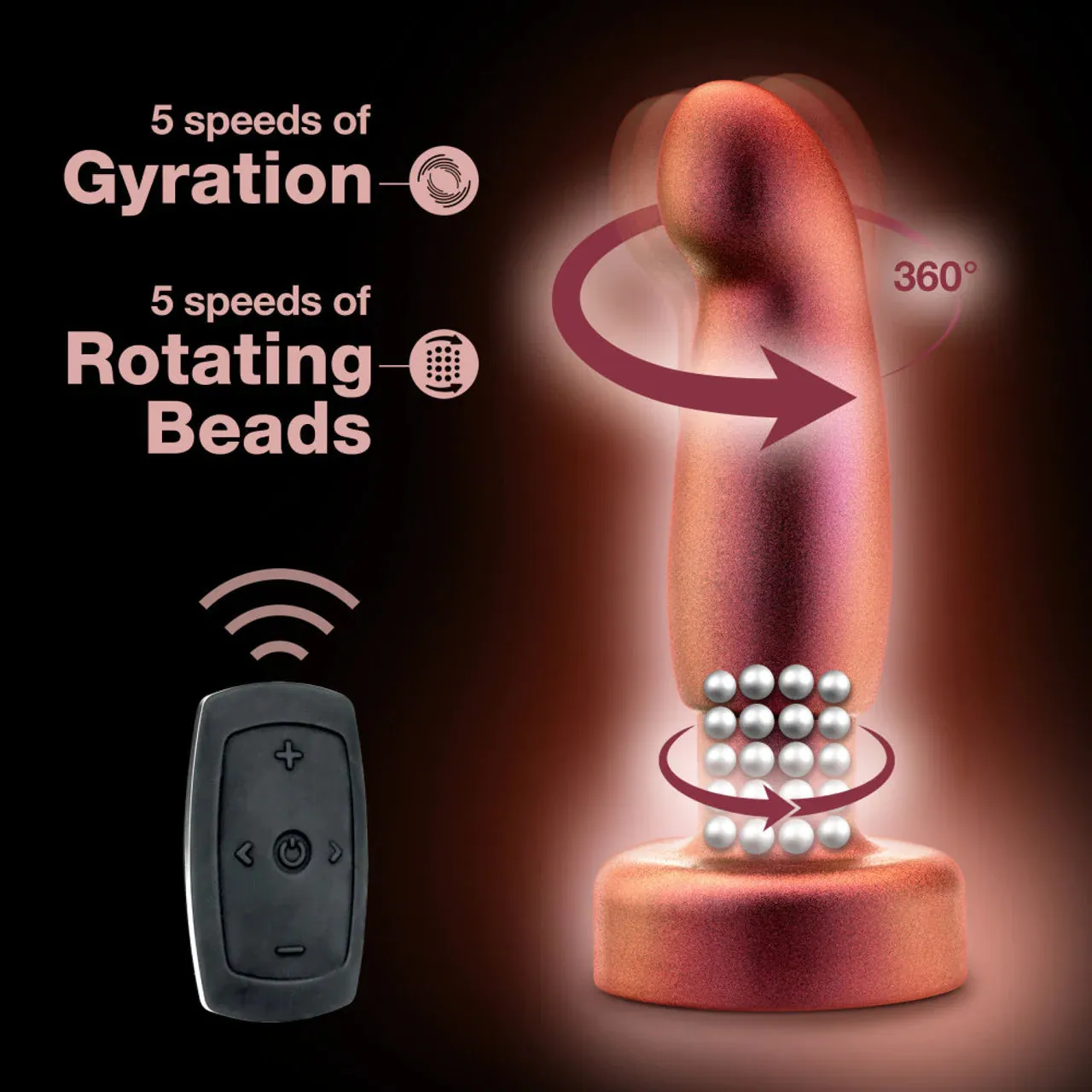 Anal Adventures Matrix Bionic Vibrating Butt Plug by Blush Novelties