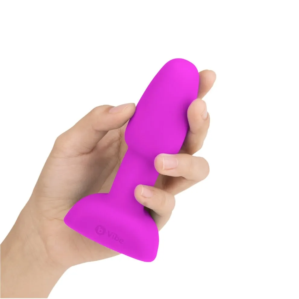 B-Vibe Rimming Plug Petite Fuchsia Vibrating Anal Plug Butt USB Sex Toy