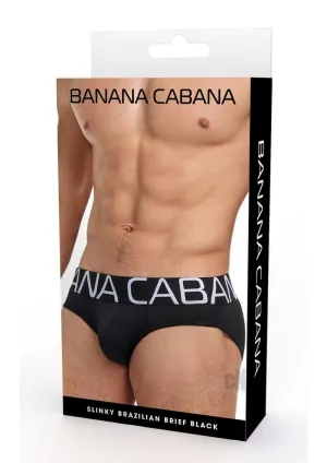 Banana Cabana Bikini L/xl Black