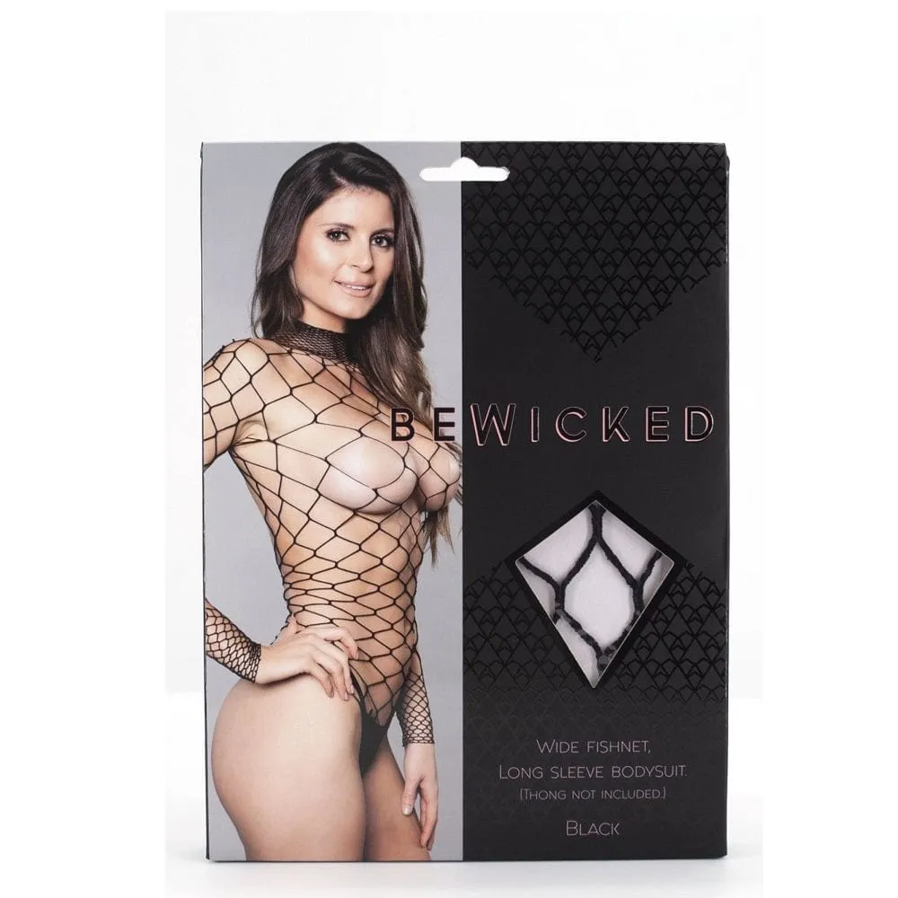 BeWicked Dancing All Night Black Bodystocking