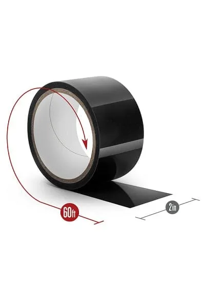 Blush Temptasia Black Bondage Tape 60 Feet
