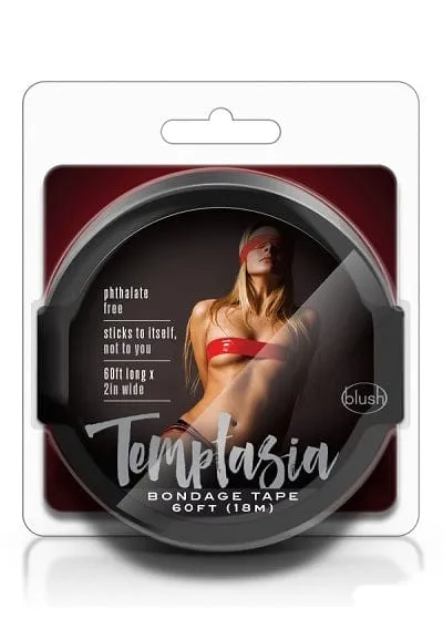 Blush Temptasia Black Bondage Tape 60 Feet