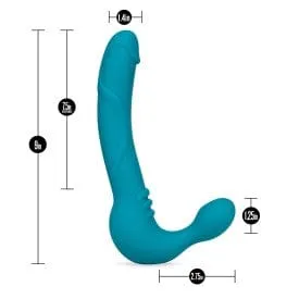 Blush Temptasia Teal Luna Strapless Silicone Dildo