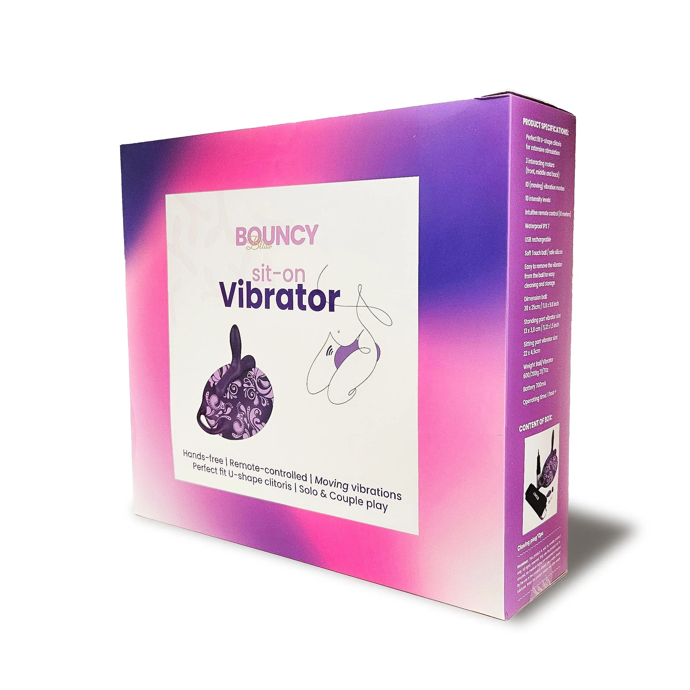Bouncy Bliss Classic Sit-On Vibrator