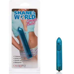 Calexotics Shane's World Sparkle Bullet 4 Blue Vibrator