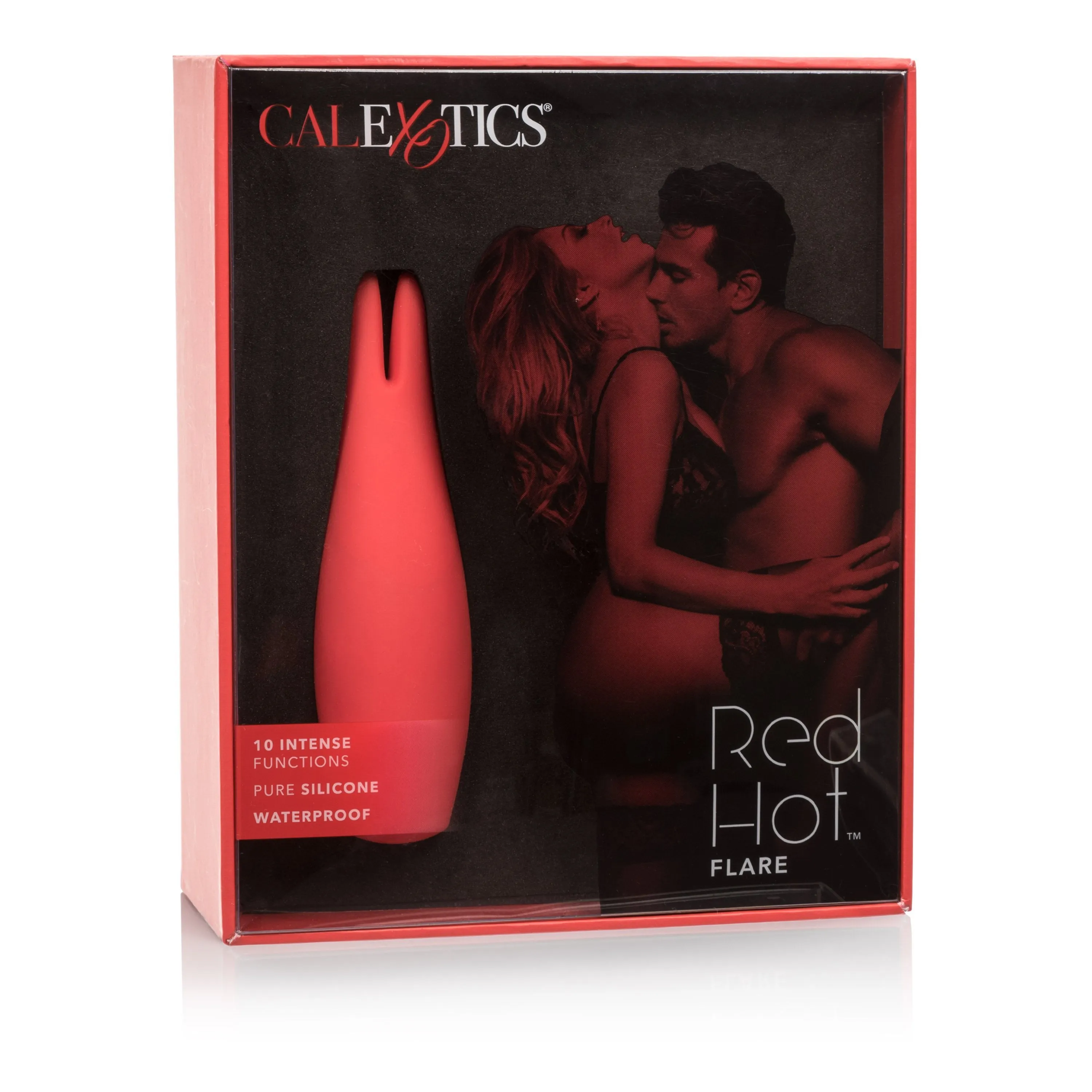 California Exotics - Red Hot Flare Rechargeable Clit Massager (Red)