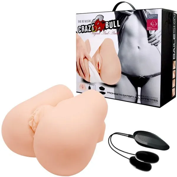 Crazy Bull Missionary Vibrating Vagina Anal Male Masturbator Stroker