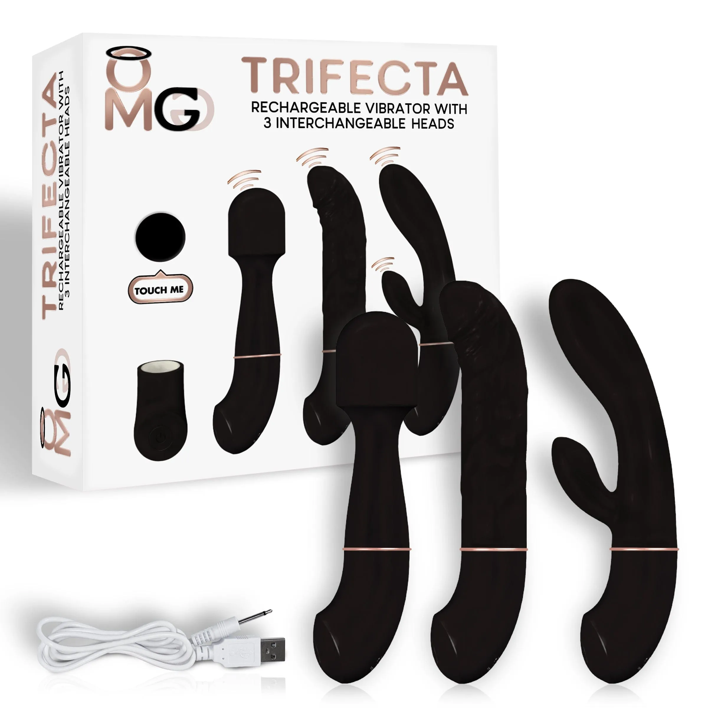 DeeVa OMG Trifecta Interchangeable Vibrator