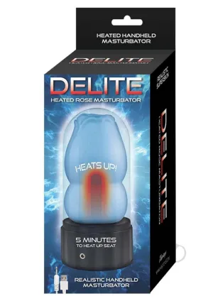 Delite Heated Rose Masturbator Blue