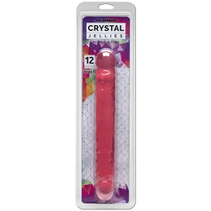 Doc Johnson 12 Crystal Jellies Jr. Double Dong