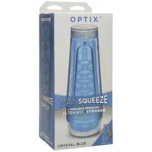 Doc Johnson Main Squeeze Optix Crystal Blue
