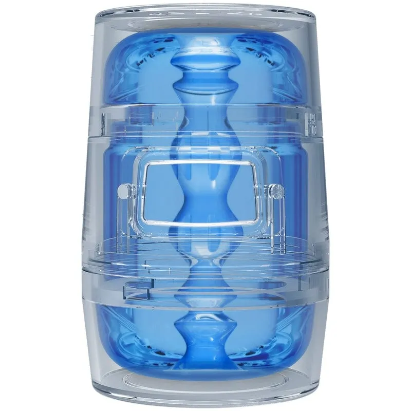 Doc Johnson Main Squeeze Pop-Off Optix Crystal Blue