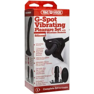 Doc Johnson Vac-U-Lock G-Spot Vibrating Pleasure Set