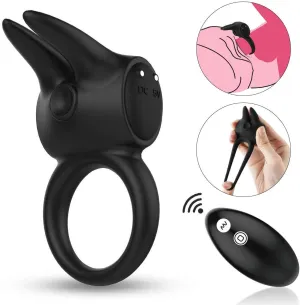 Double Single Loops Cock Ring Wireless Vibrator For Women Sex Toy