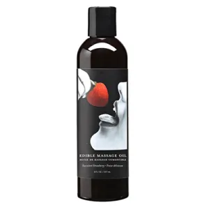 Earthly Body Strawberry Edible Massage Oil