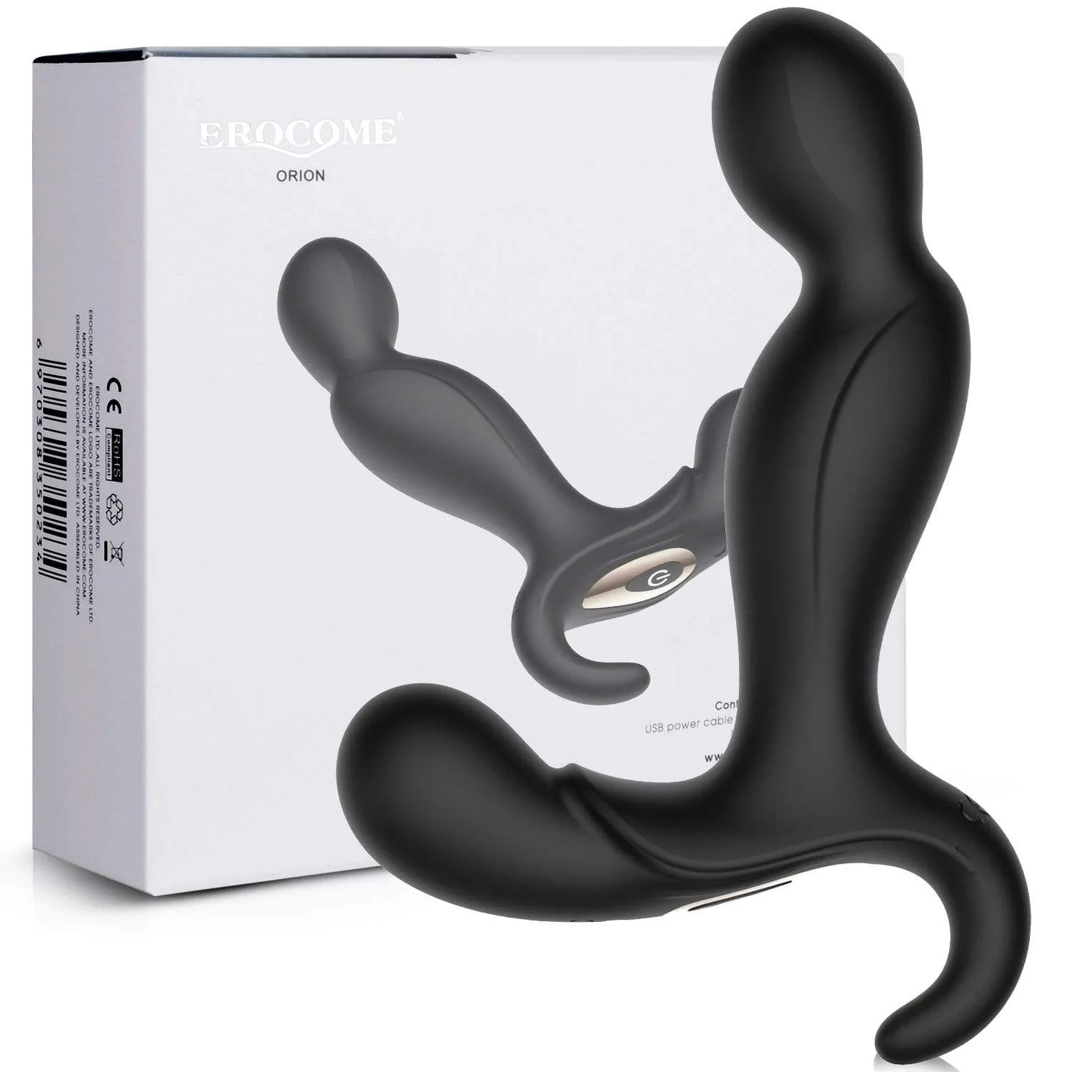 Erocome - Orion Vibrating Prostate Massager (Black)