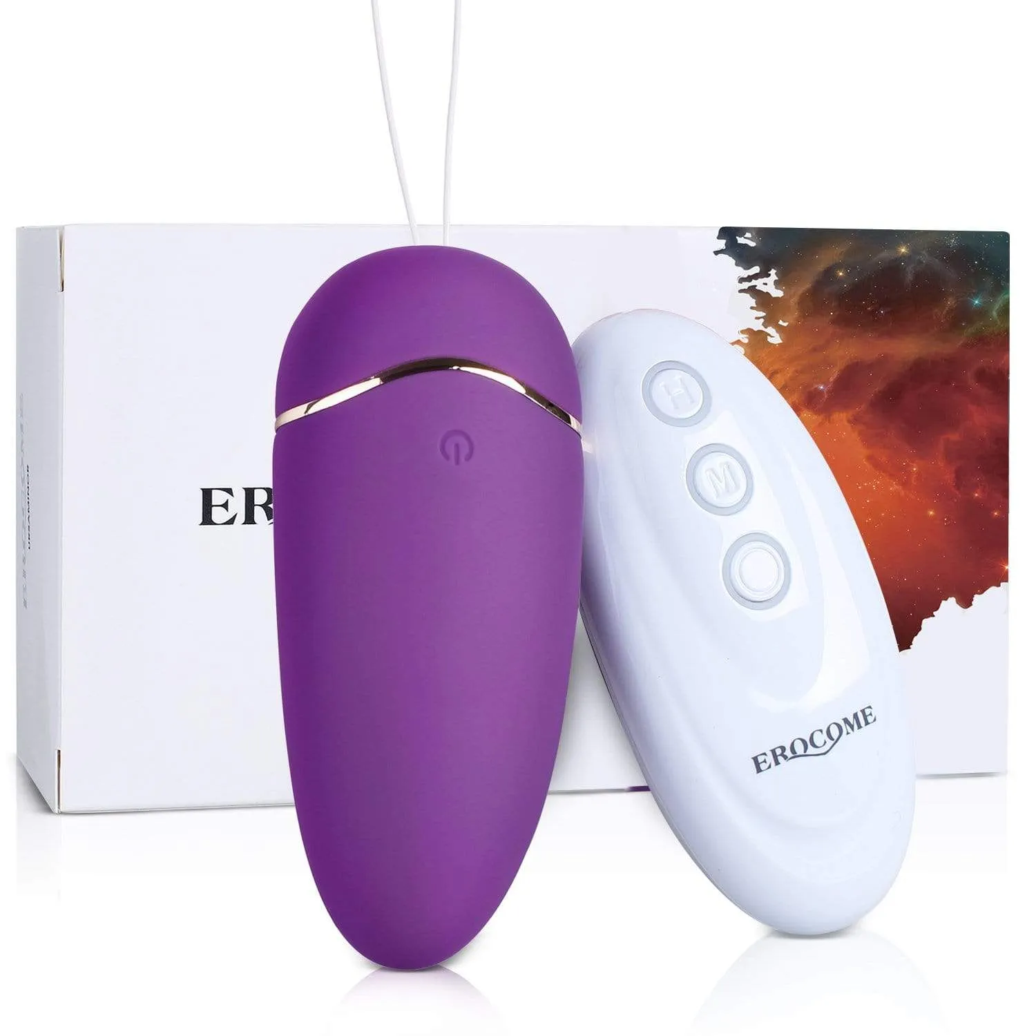 Erocome - UrsaMajor Heat Remote Control Egg Vibrator (Purple)