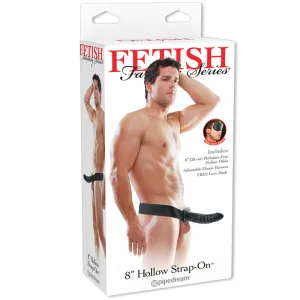 Fetish Fantasy Series 8 in. Hollow Strap-On Black