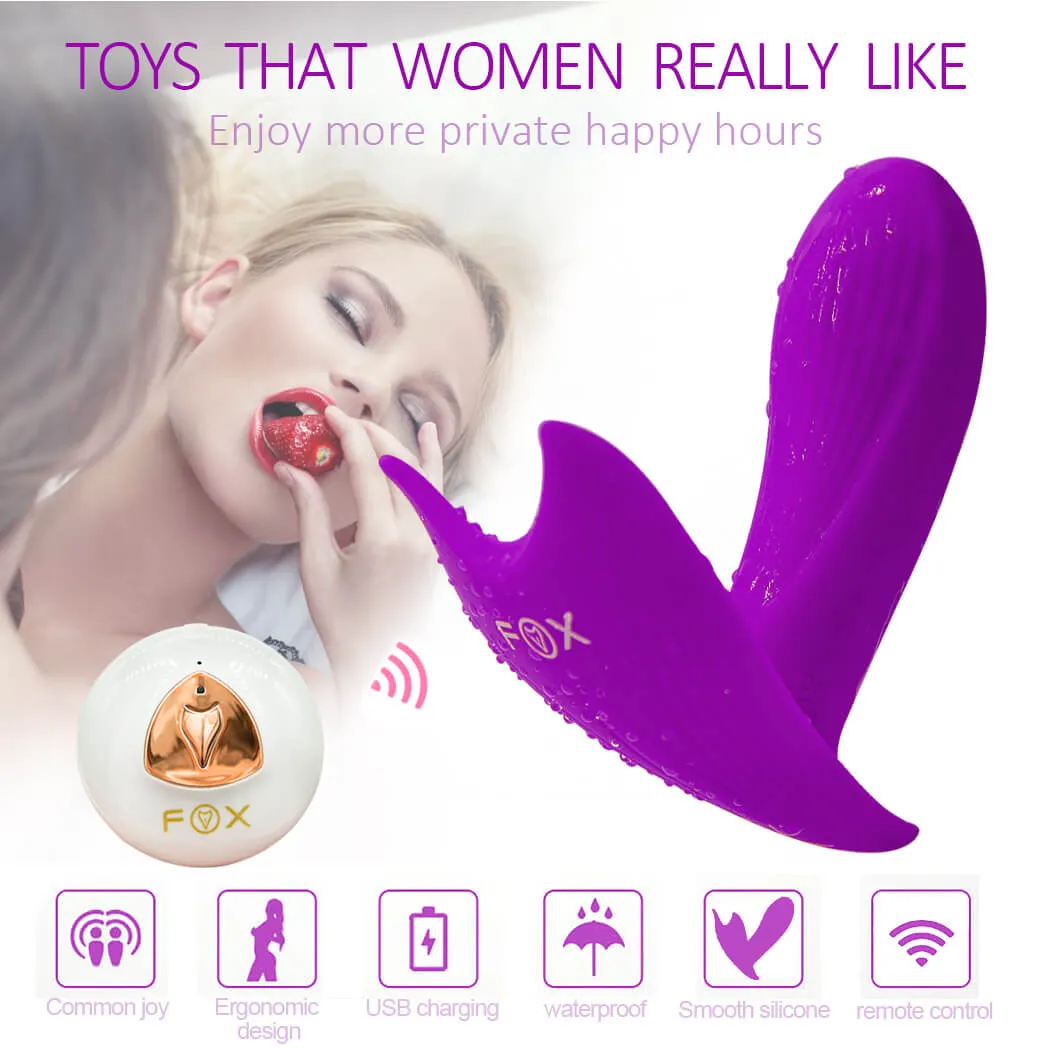 FOX Dildo Vibrator Remote Control Massage Fox Vibrator