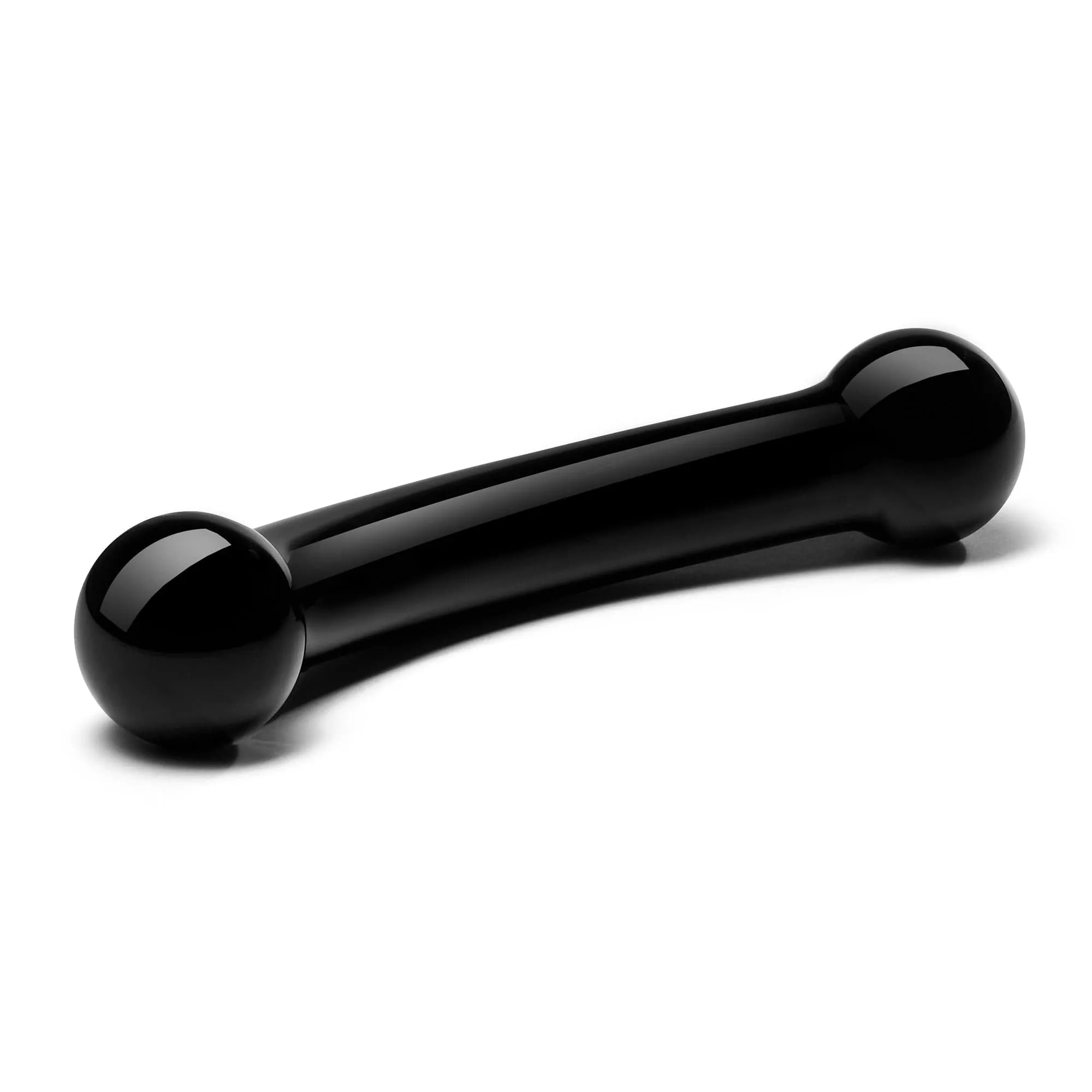 Glas - Double Bull Glass Dildo 5.5 (Black)