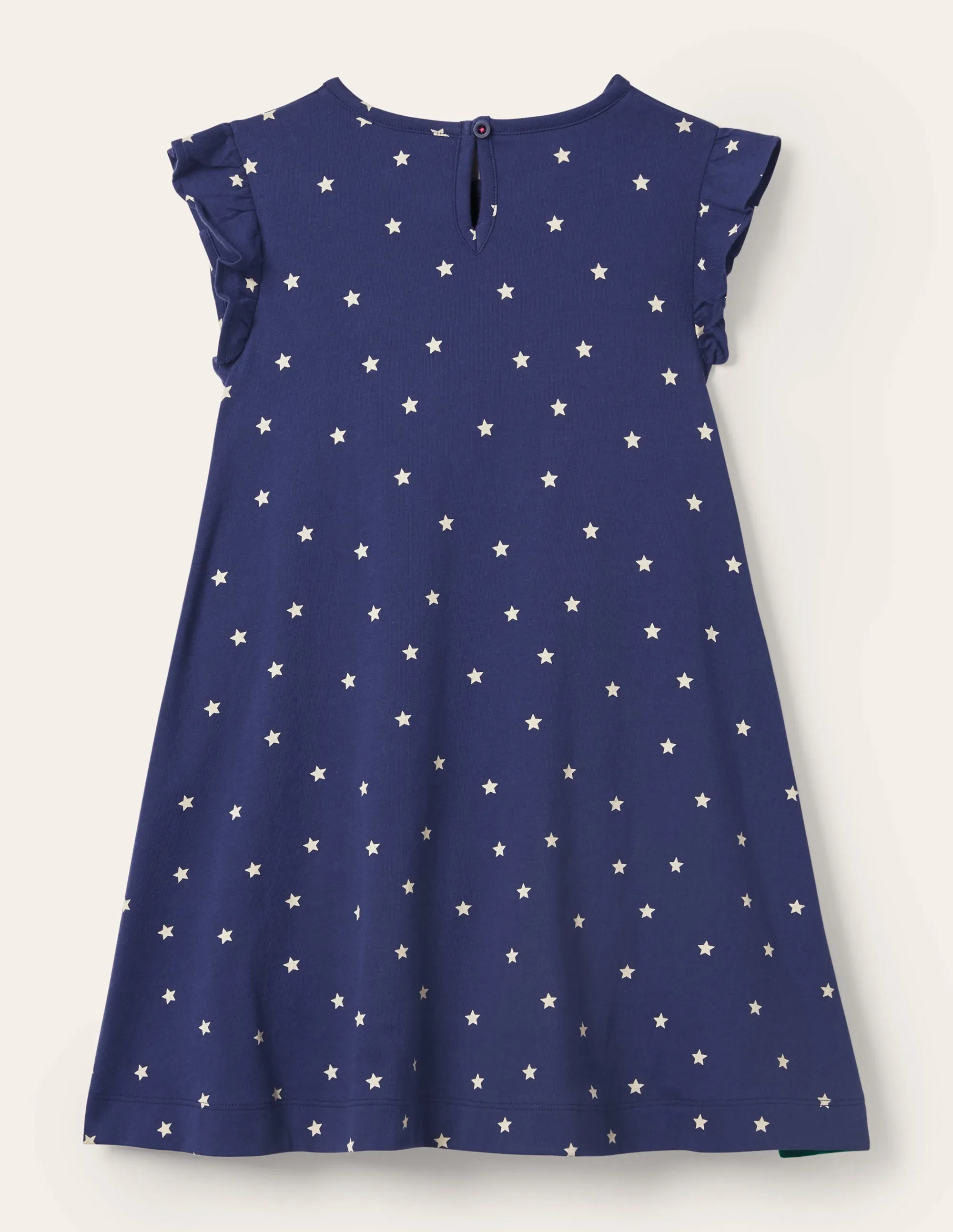 Lift The Flap Jersey Dress-Starboard Blue Tent