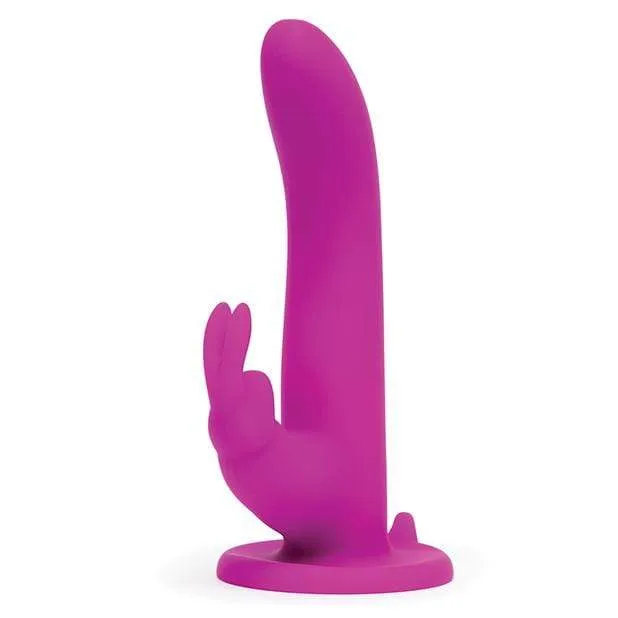 Love Honey - Happy Rabbit Vibrating Strap on Harness Set (Purple)