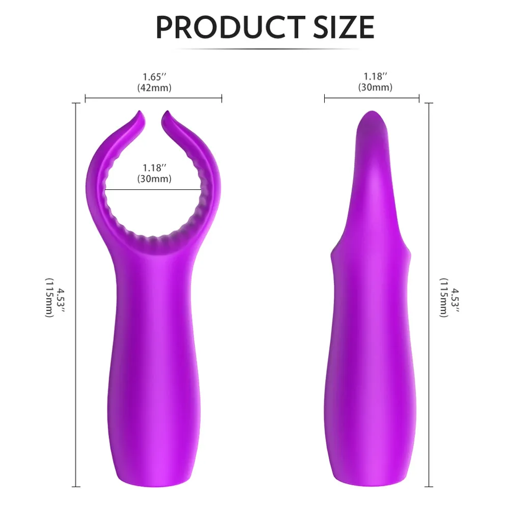 Mini Lock Ring Compact Detachable AV Vibrator