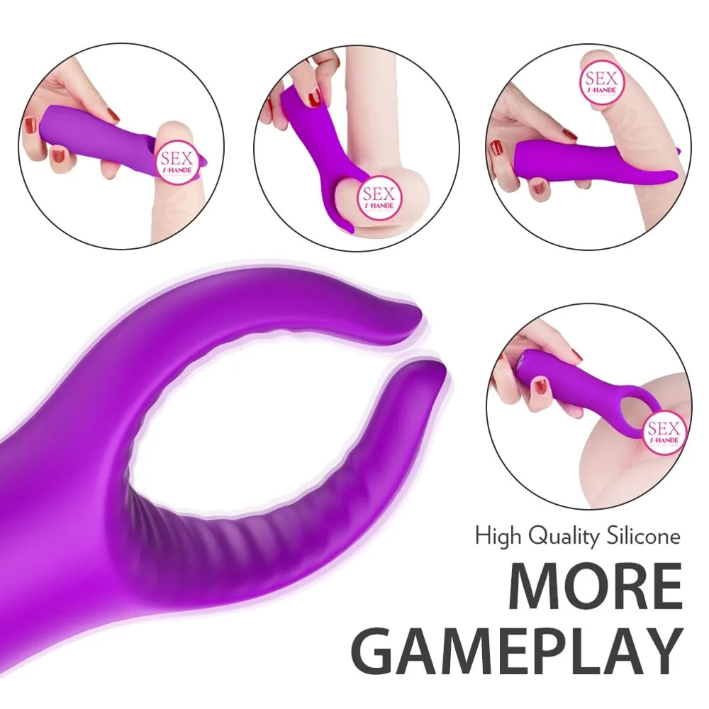 Mini Lock Ring Compact Detachable AV Vibrator
