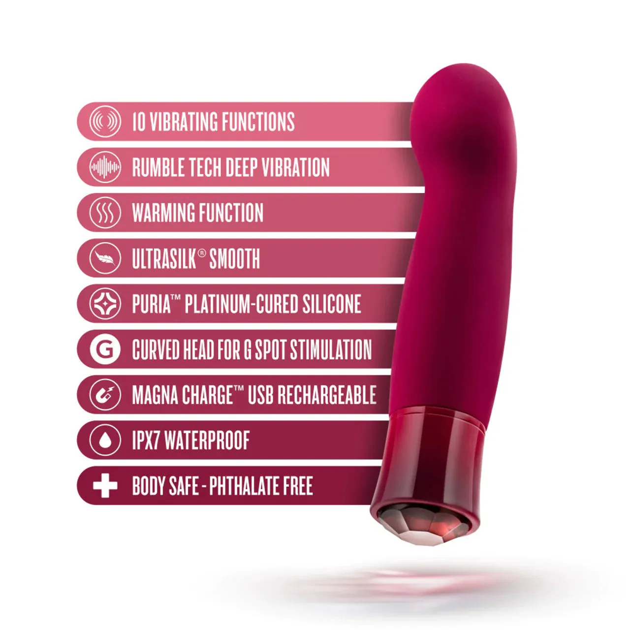 Oh My Gem Vibrator Classy by Blush Novelties