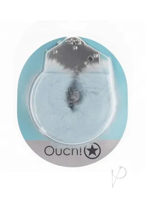 Ouch Heavy Duty Fluffy Handcuffs Pow Blu