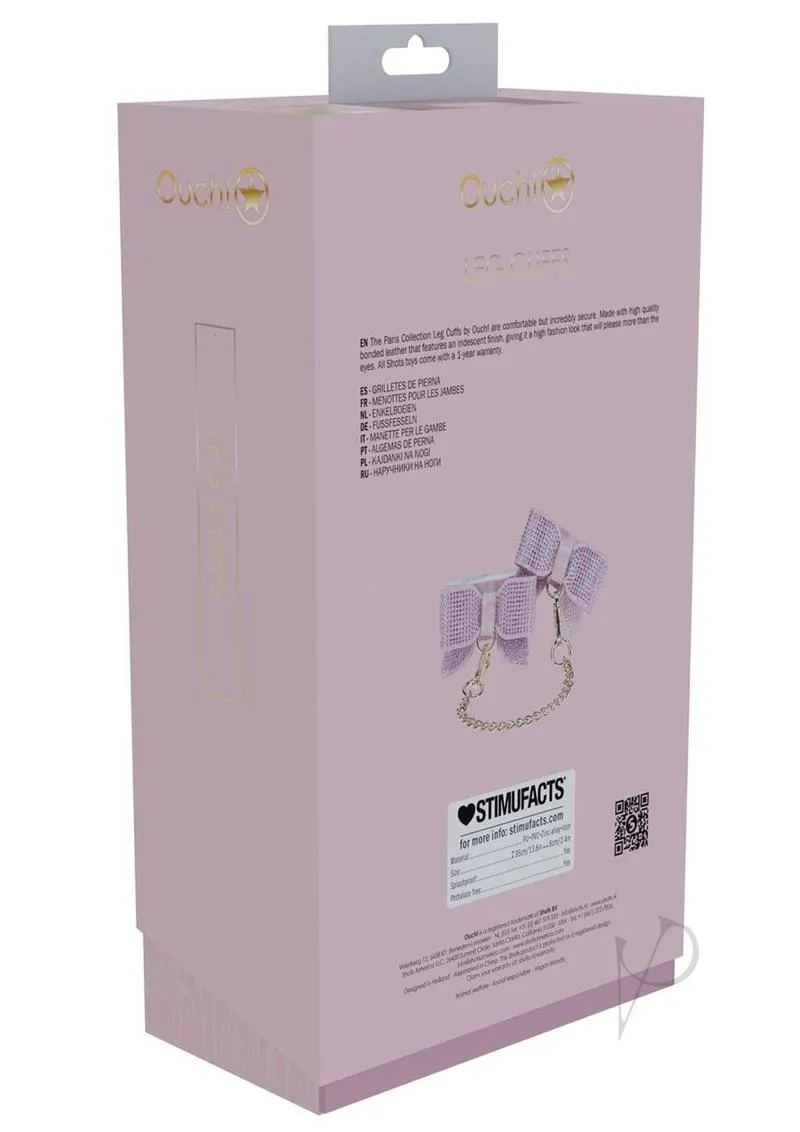 Ouch Paris Coll Leg Cuffs Pnk