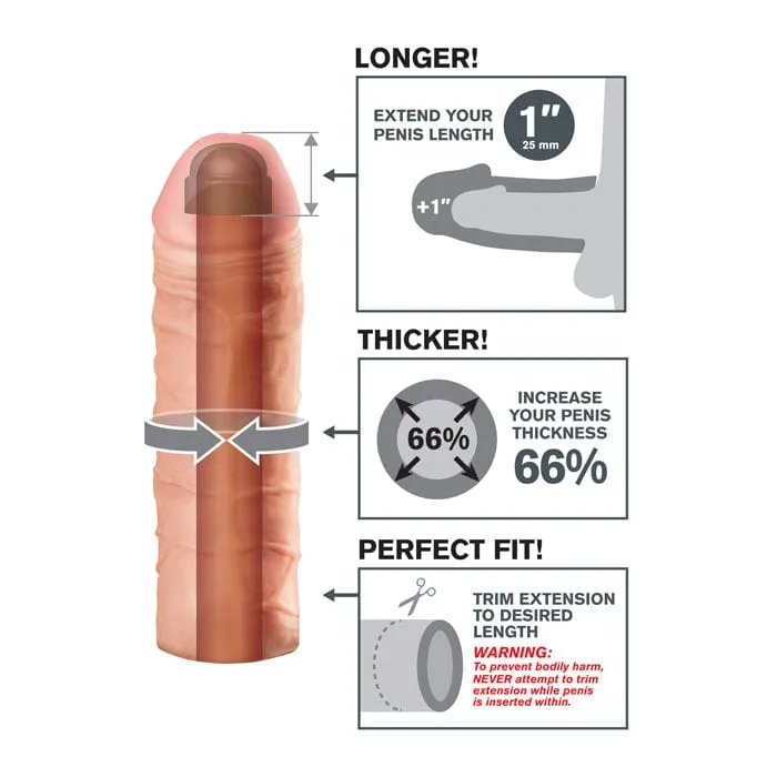 Pipedream Products Fantasy X-tensions Mega 1″ Extension