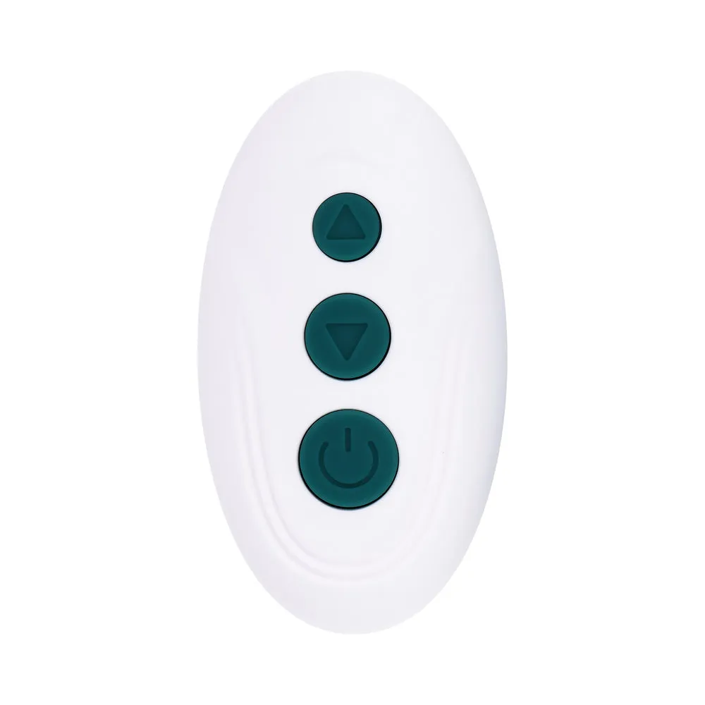Playboy Have A Seat Rechargeable Silicone Remote-Controlled Vibrating Grind Pad Deep Teal