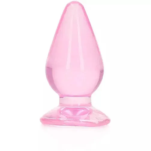 Realrock Crystal Clear Anal Plug 4.5 by Shots