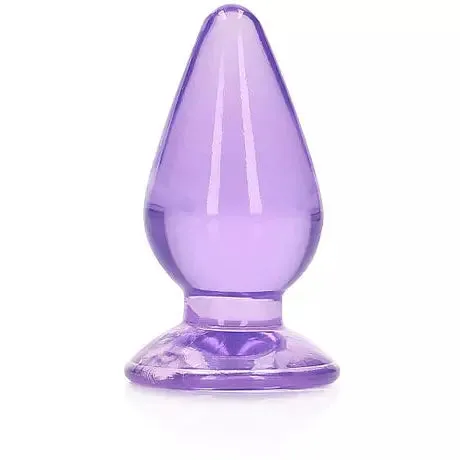 Realrock Crystal Clear Anal Plug 4.5 by Shots