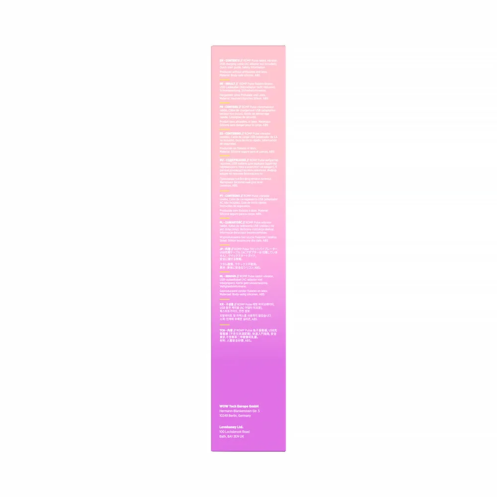 ROMP Pulse Pleasure Air Rabbit Vibrator