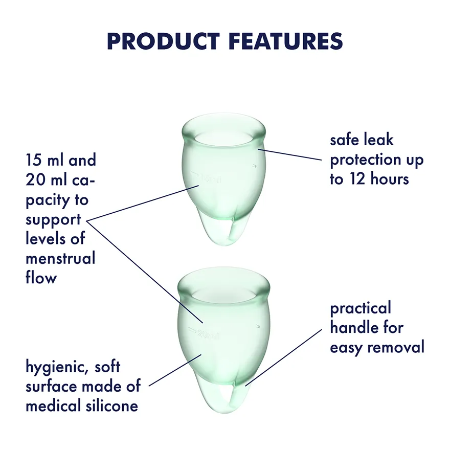 Satisfyer - Feel Confident Menstrual Cup Set