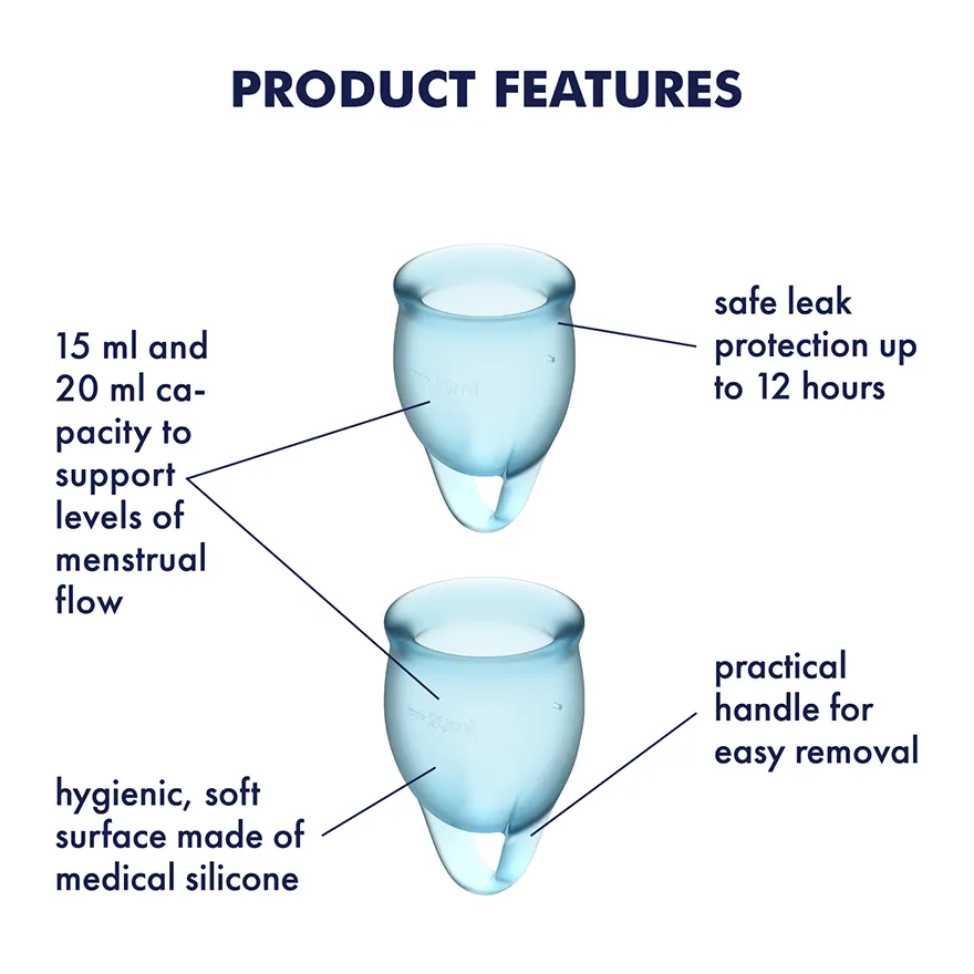 Satisfyer - Feel Confident Menstrual Cup Set