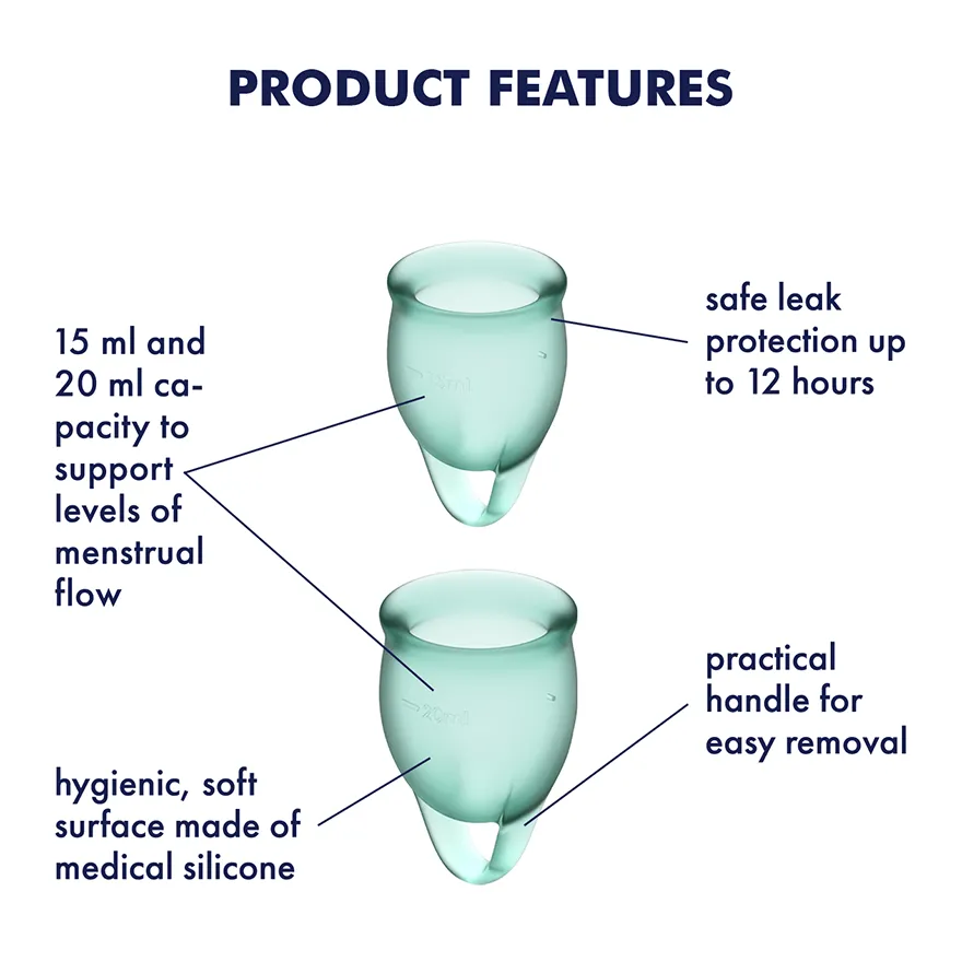 Satisfyer - Feel Confident Menstrual Cup Set