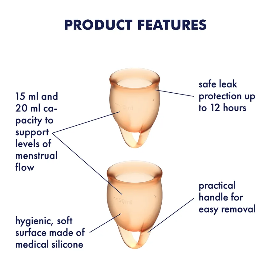Satisfyer - Feel Confident Menstrual Cup Set