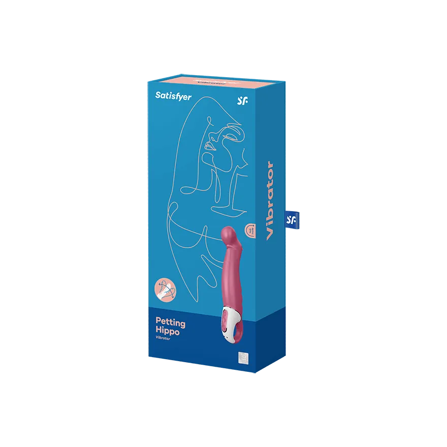 Satisfyer - Petting Hippo G Spot Vibrator (Pink)