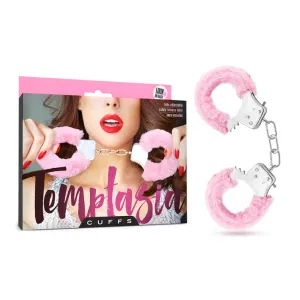 Temptasia Adjustable Faux Fur Cuffs Pink