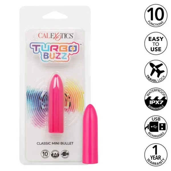 Turbo Buzz Classic Mini Vibrating Bullet by Cal Exotics