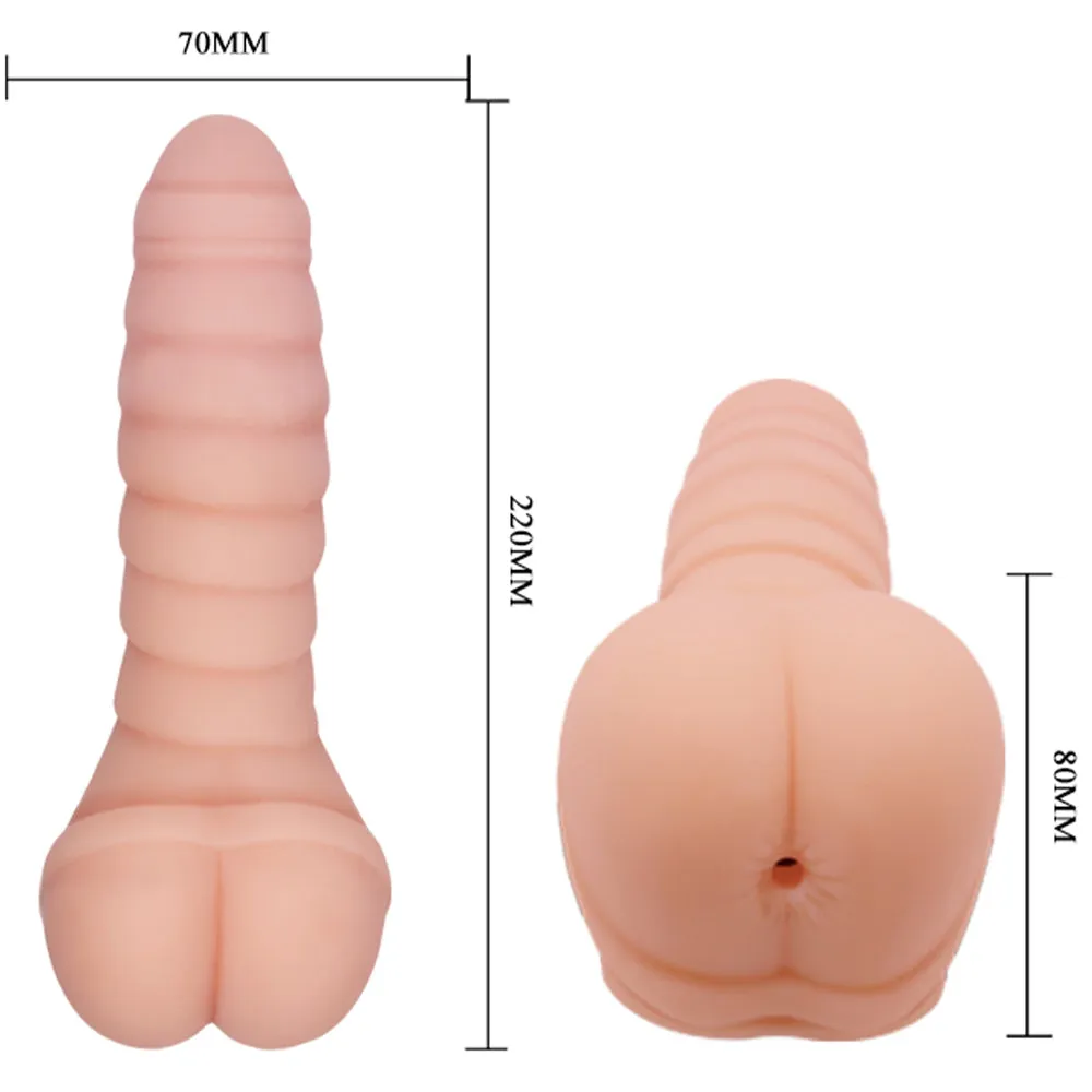 Vibrating 2-in-1 Penis Extender Sleeve Textured Male Masturbator Couples Sex Toy